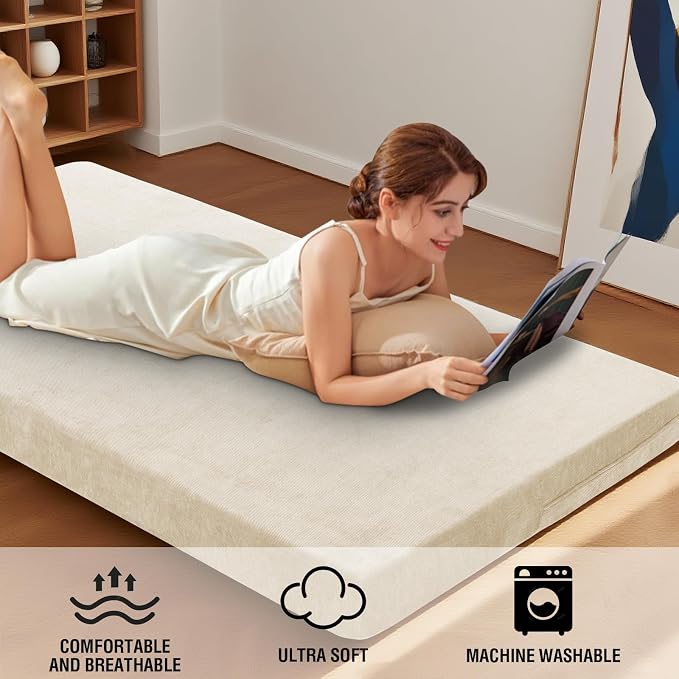 H.VERSAILTEX Twin Size Armless Futon Mattress Covers - Image 3