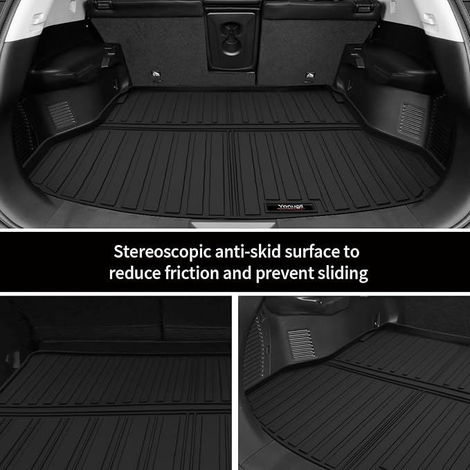 Custom for 2014-2020 Nissan Rogue Cargo Mats Trunk Liner All Weather TPE - Image 2