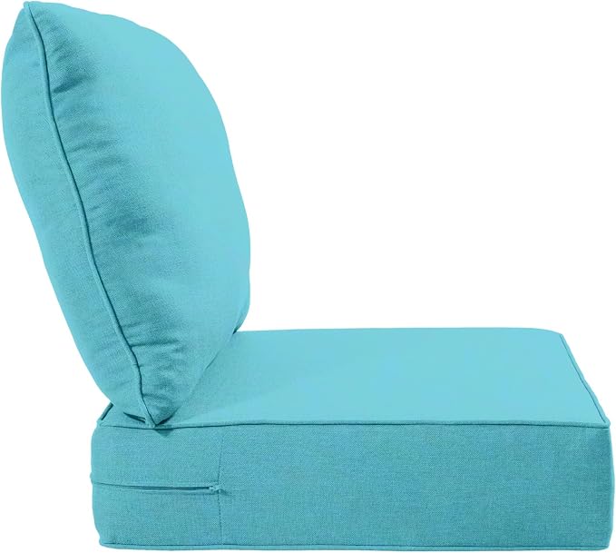 Luxury 22x24/22x25 6-Inch Outdoor Deep Seat Cushions Set of 6 - Image 4