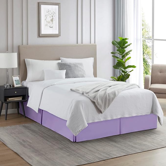 Nestl Lavender Bed Skirt Queen Size - Image 4