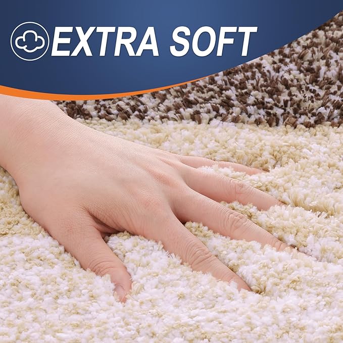 OLANLY Bathroom Runner Rugs 54x24, Extra Soft Absorbent Microfiber Bath Rugs - Image 2