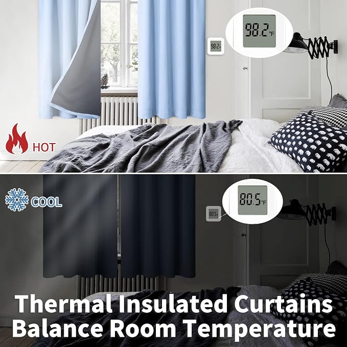 BGment Thermal Insulated 100% Blackout Curtains - Image 4