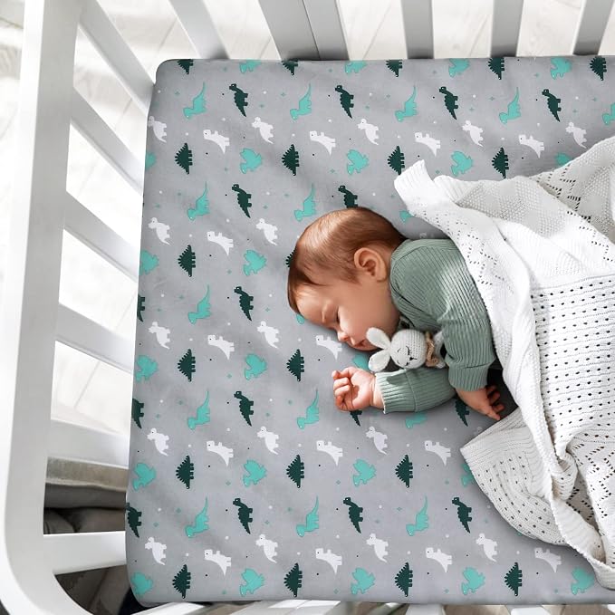 Mini Crib Sheets Set, 4 Pack - Image 3