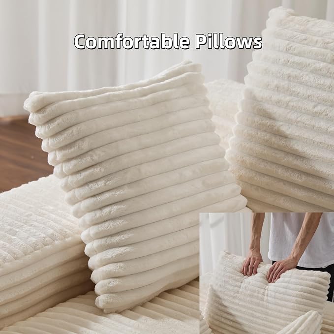 Chaise Lounge Chair Indoor, Oversized Comfy Fluffy Cloud Couch - Image 5