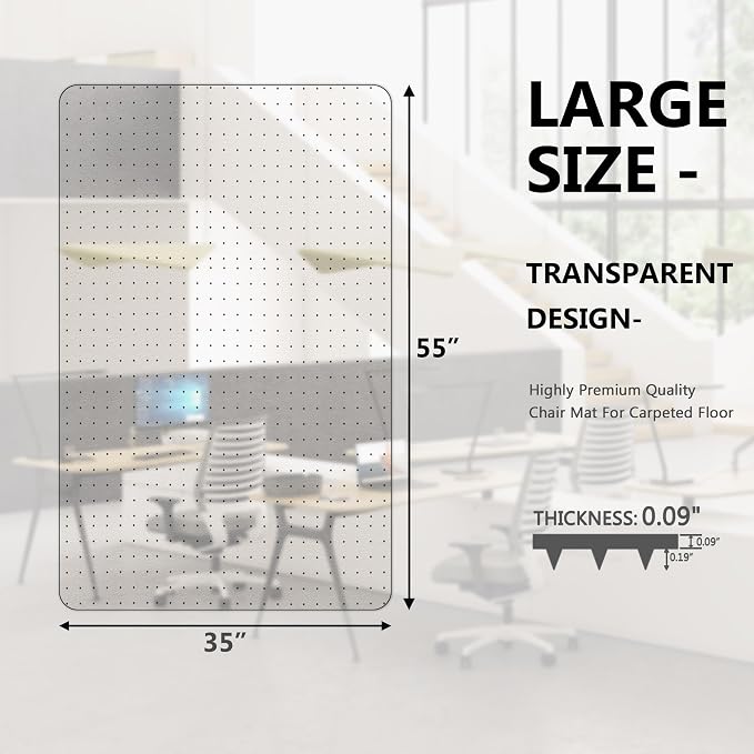 Amyracel Large Office Chair Mat - Image 6