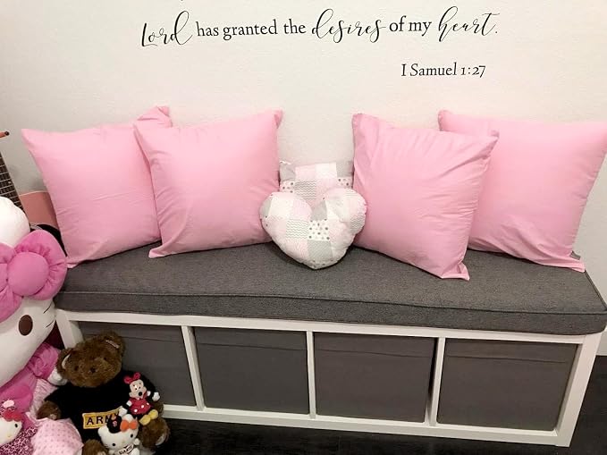 Thmyo 4-Pack 100% Cotton Comfortable Solid Decorative Throw Pillow Case Square - Image 3