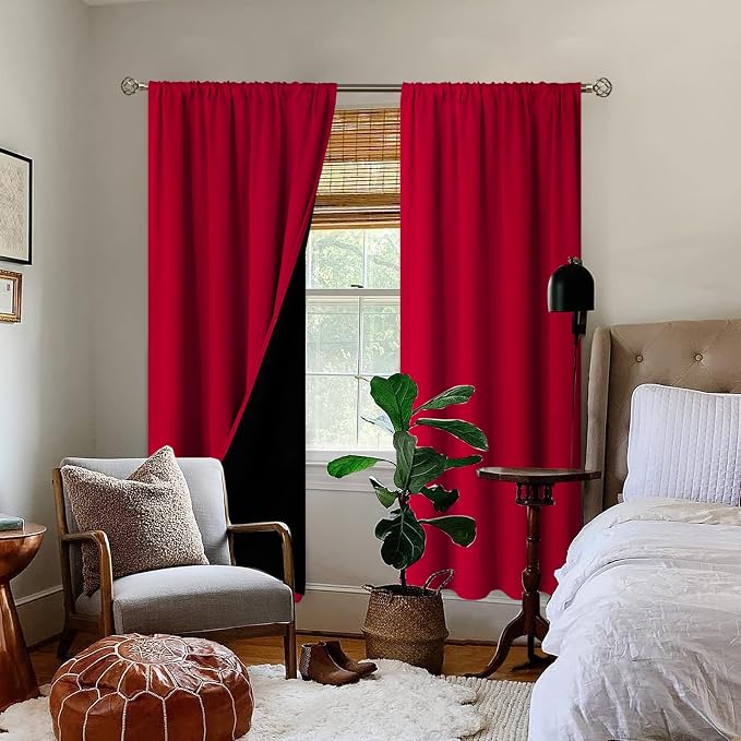 BGment Christmas Thermal Insulated 100% Blackout Curtains - Image 2