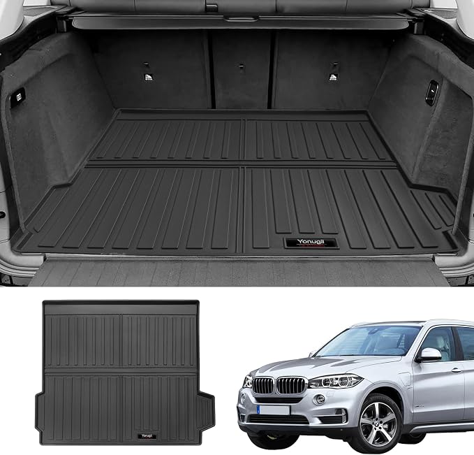 Custom for 2007-2018 BMW X5 Cargo Mats Trunk Liner All Weather TPE Protection - Image 2