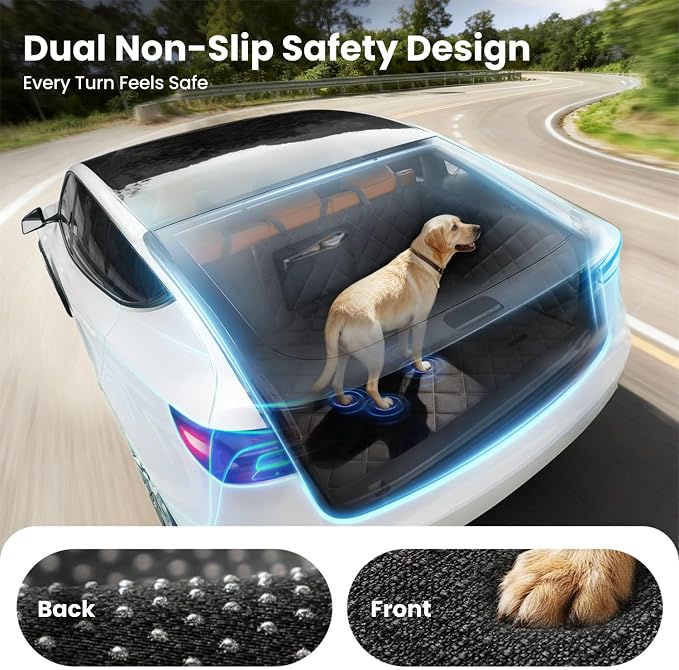 REEVAA SUV Cargo Liner for Dogs, Full Coverage Non-Slip Cargo Cover - Image 3