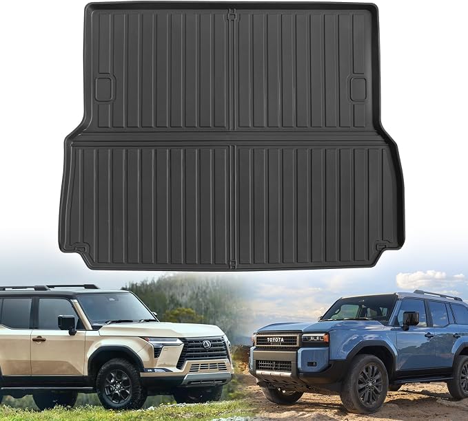 Custom for 2024 2025 2026 Toyota Land Cruiser/Lexus GX550 5 Seater Cargo Mats by Yonugli