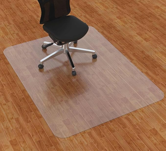 Amyracel Office Chair Mat for Hardwood Floor, 36” x 48” Clear Computer Desk by Amyracel