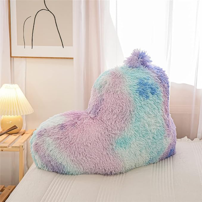 Holawakaka Reading Pillow for Sitting up in Bed Sofa Kids Teens, Backrest Pillow - Image 3
