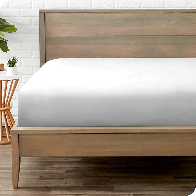 Bare Home Fitted Bottom Sheet Full Size by BareHome
