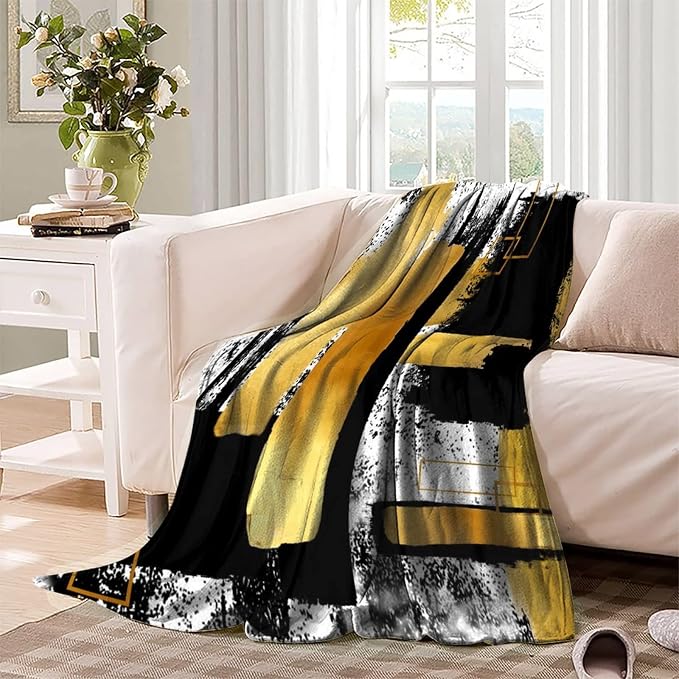 Modern Abstract Geometric Comfortable Blanket 60x80inch - Image 3