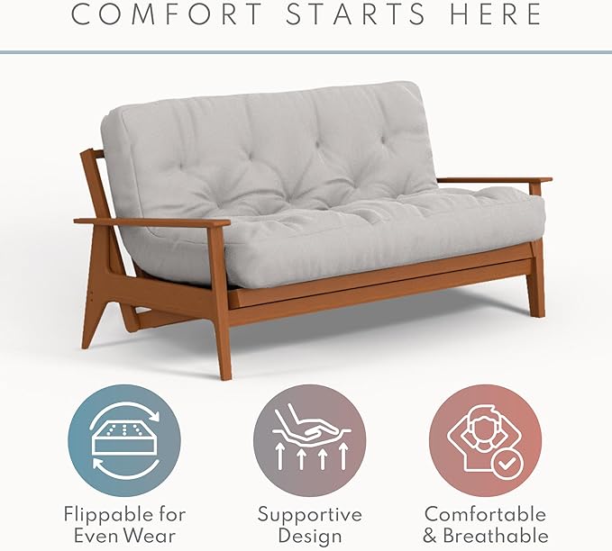 Royal Sleep Products by The Futon Factory 6 inch Foam Futon Mattress - Image 5