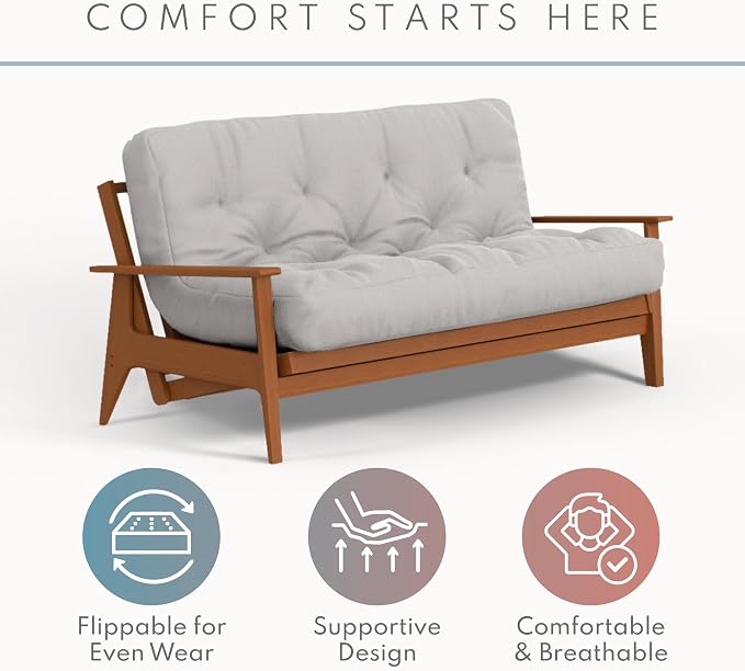 Royal Sleep Products by The Futon Factory 6 inch Foam Futon Mattress - Image 4