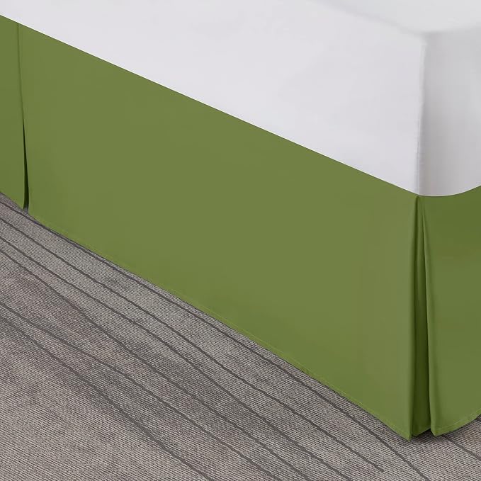 Nestl Calla Green Twin XL Bed Skirt - Image 8
