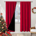 BGment Christmas Thermal Insulated 100% Blackout Curtains by BGment