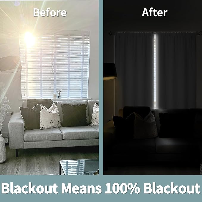 BGment 100% Blackout Curtains 84 Inch Length - Image 3