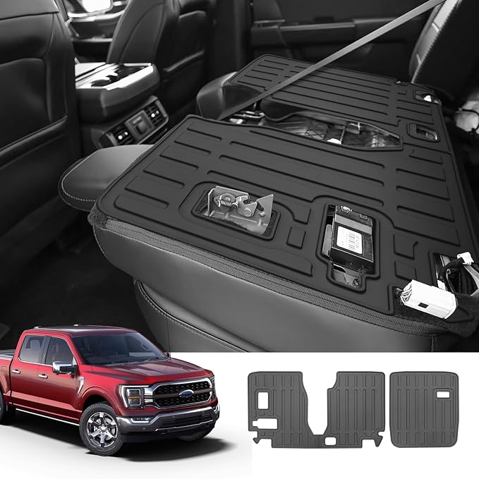 Custom for 2015-2026 Ford F-150 SuperCrew/2017-2026 F250 Crew Cab Rear Seat - Image 2