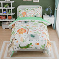 Jungle Animal Kids Bedding Set for Boys Girls, Ultra Soft Microfiber Comforter by SANDJEST