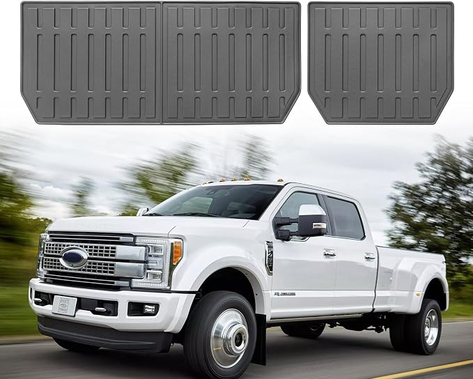 Custom for 2012-2016 Ford F-250 Crew Cab Rear Seat Backrest Mats All Weather by Yonugli