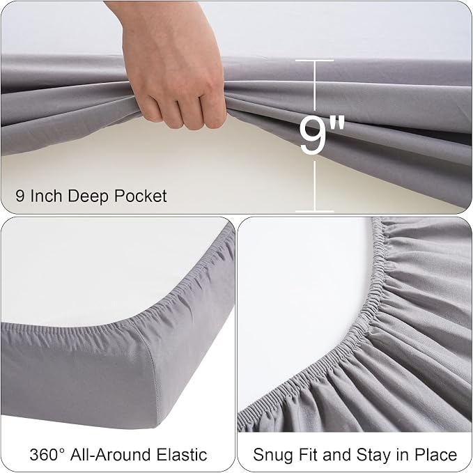 Cot Sheets 31" x 75", Cot Fitted Sheet - Image 4