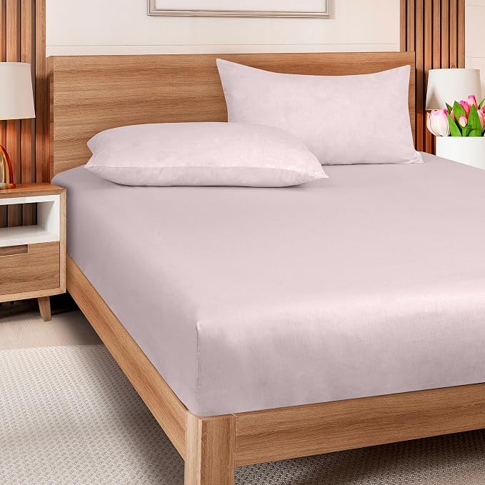 ROYALE LINENS 300 Thread Count 100% Long Staple Combed Cotton Fitted Sheet Full - Image 5