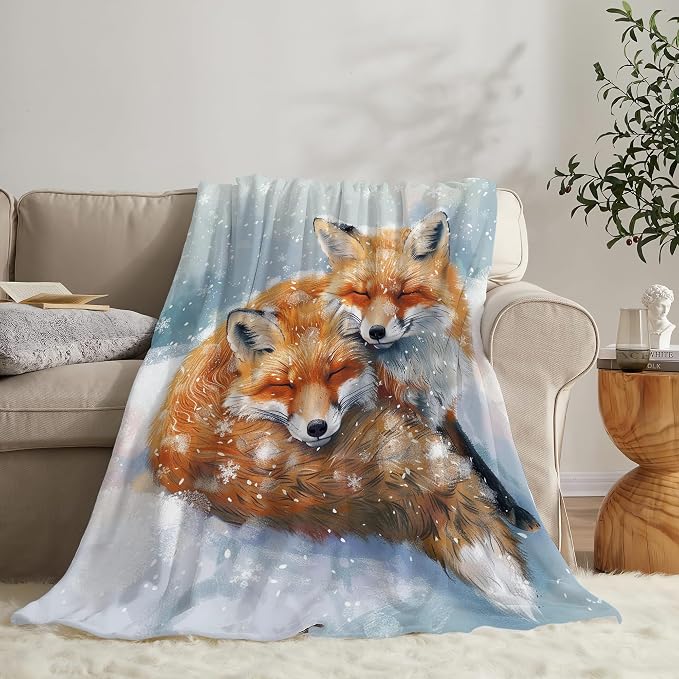 Fox Throw Blanket - Image 7