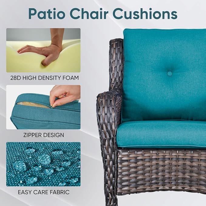 10-Piece Outdoor Patio Cushion Set - Image 2