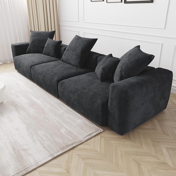 JACH 142"" Luxurious Sectional Couch Sofa - Image 9