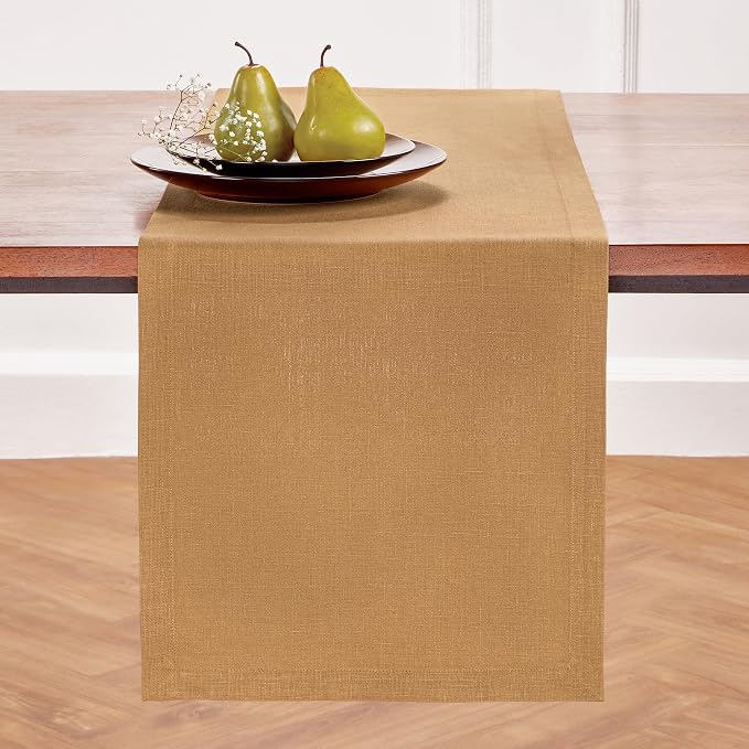Solino Home Linen Table Runner 120 Inches Long - Image 2