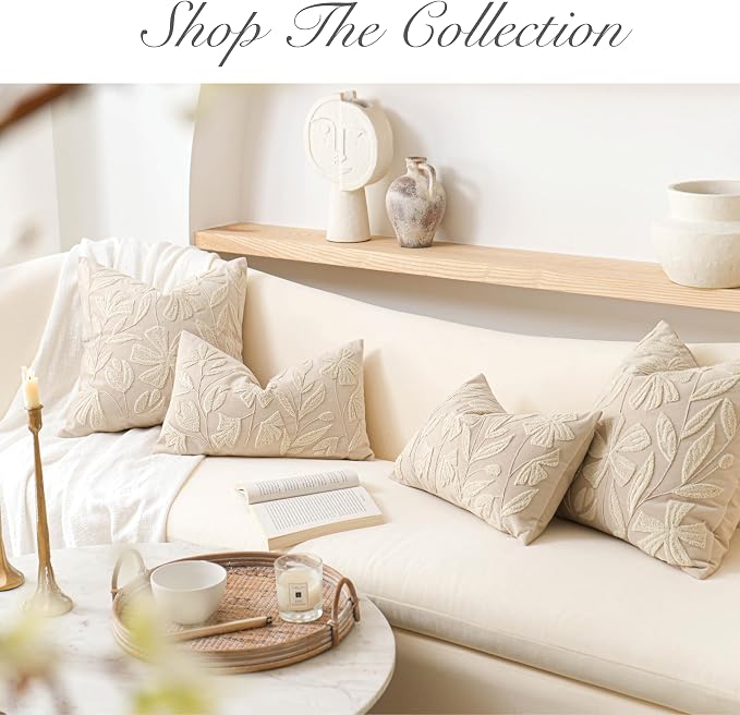 BlissBlush Light Beige Velvet Decorative Long Lumbar Pillow Cover 14x36 - Image 9