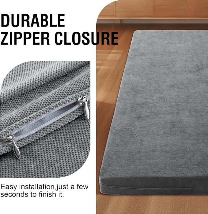 H.VERSAILTEX Full Size Armless Futon Mattress Covers - Image 4
