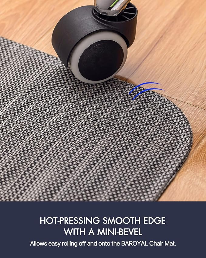 Office Chair Mat for Hardwood Floor Under Desk Computer Rolling Chair Mat for - Image 5