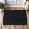 Easy Jute Door Mat 2x3 Indoor Outdoor Natural Rugs Solid Fiber Rug Woven Area by LenaRug