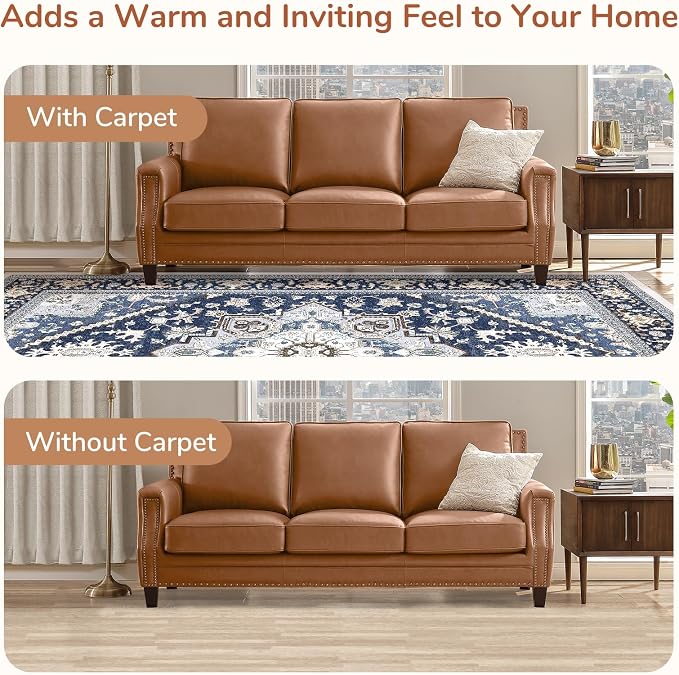OPPODREAM Thin Round Rug 3ft, Washable Circle Rug 3ft - Image 8