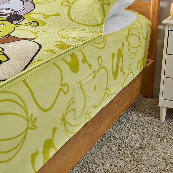 ZippySack Twin Bed Zip-Up Bedding – Super Soft Fleece Fitted Blanket - Image 4