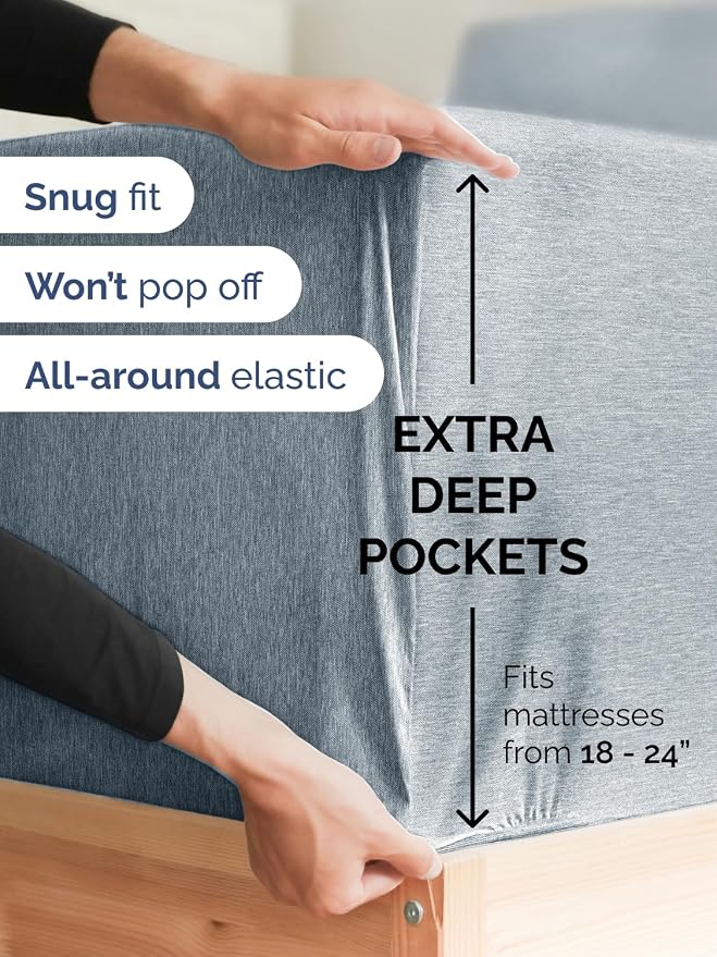 Extra Deep Split King Sheet Set - Image 3