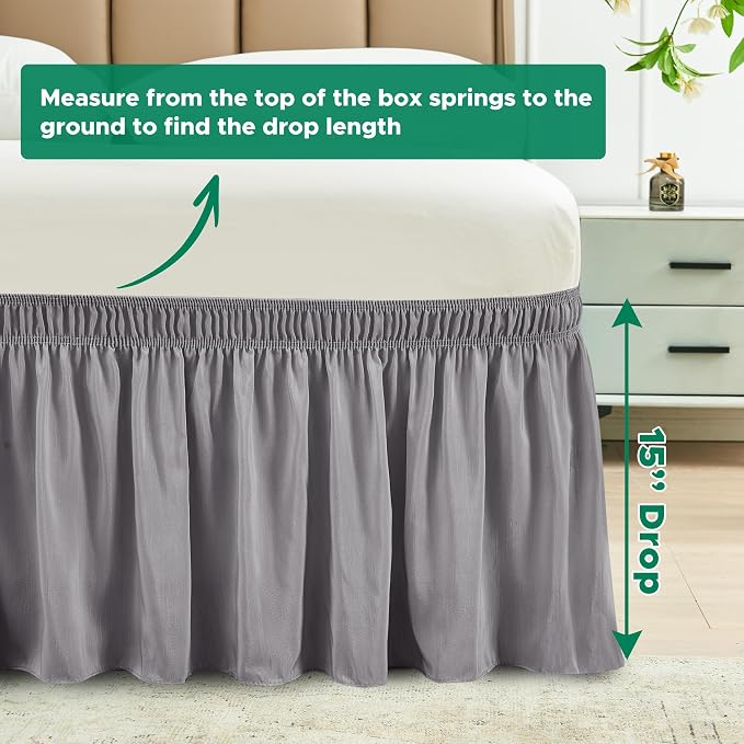 Biscaynebay Wrap Around Bed Skirts - Image 3