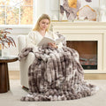 Cozy Bliss Faux Fur Throw Blanket by CozyBliss