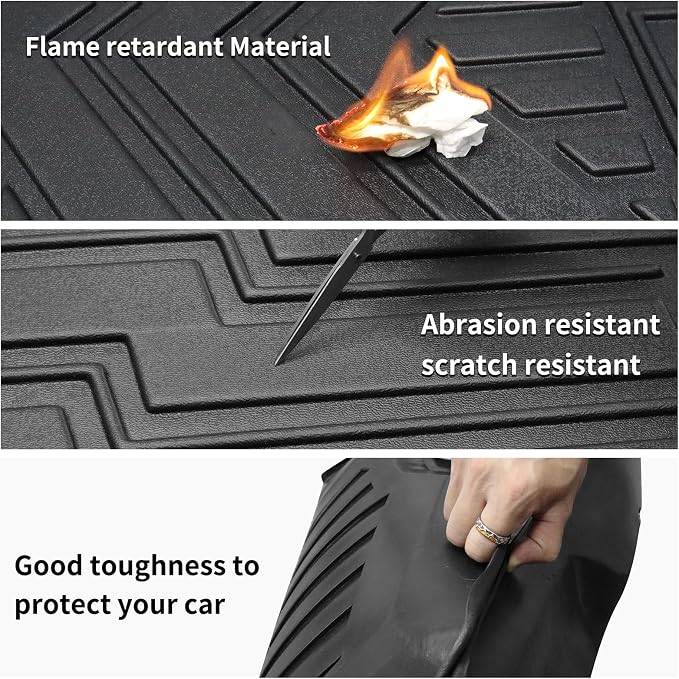 Custom for 2007-2018 BMW X5 Cargo Mats Trunk Liner All Weather TPE Protection - Image 5