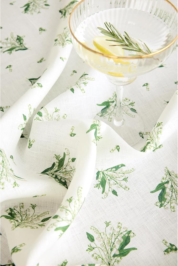 Solino Home Lily Floral Print Table Runner 120 Inches Long - Image 8