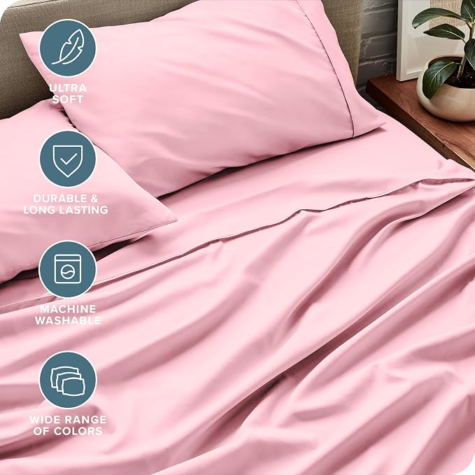 Bare Home Split Head Flex King Sheet Set - Image 5