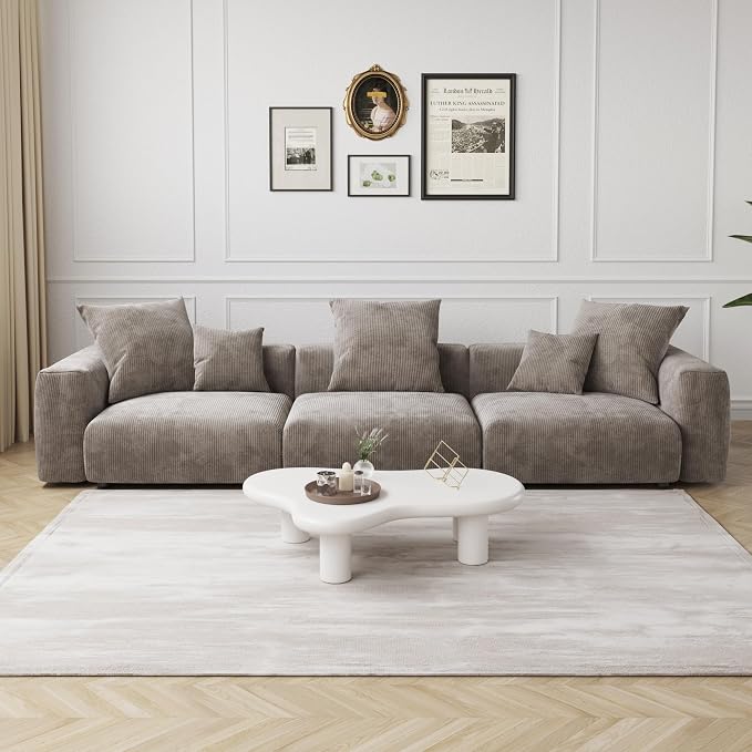 JACH 142" Sectional Couch Sofa by Unknown