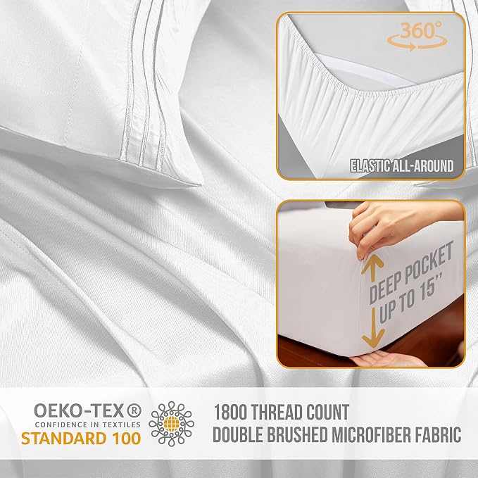 Full Size Bed Sheets Cooling - Image 4