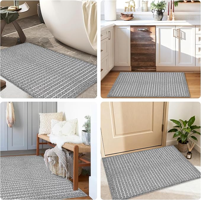 Small Bathroom Rugs, Washable Luxury Bath Rug - Image 4