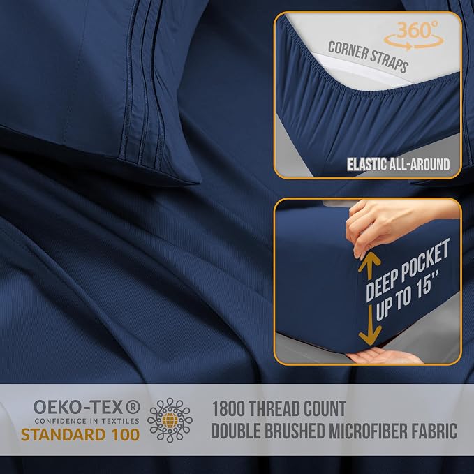 Full Size Bed Sheets Cooling - Image 4