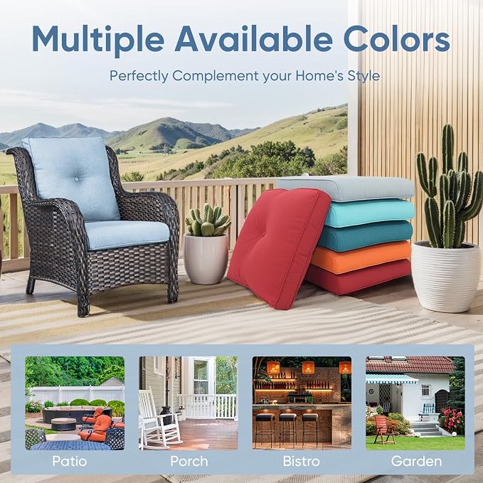 10-Piece Outdoor Patio Cushion Set - Image 4