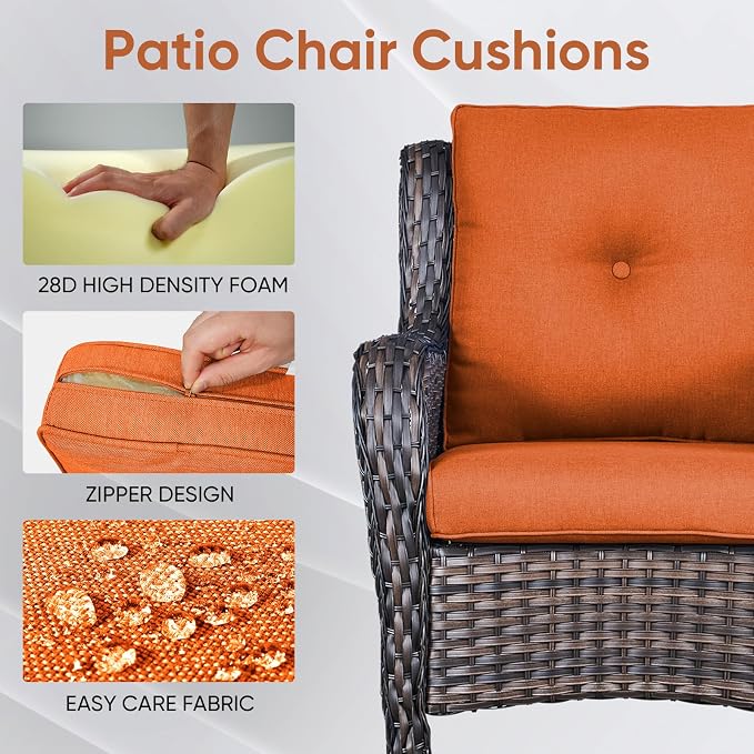 10-Piece Outdoor Patio Cushion Set - Image 5